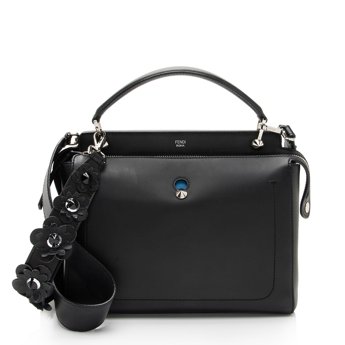 Luxury FendiCalfskin Dotcom Satchel (SHF-I8z6ds)