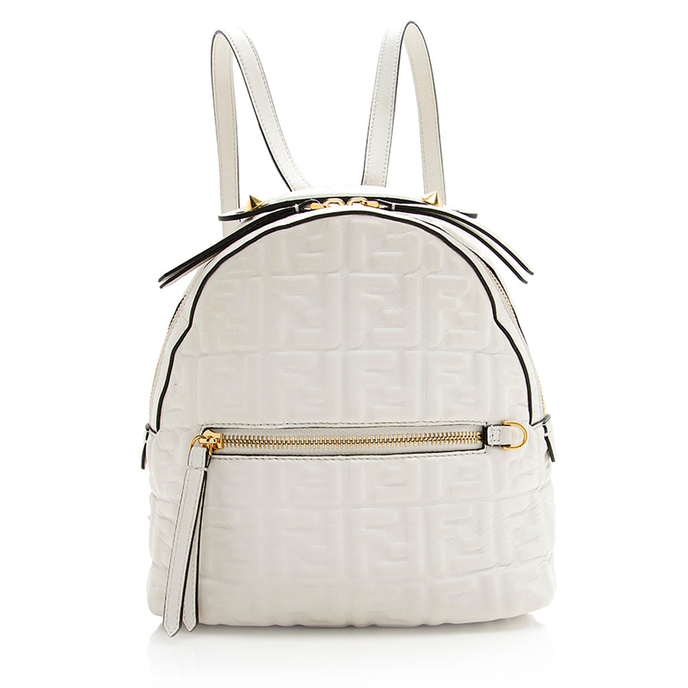 Luxury FendiCalfskin FF 1974 Mini Backpack (SHF-20302)