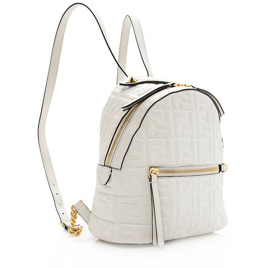 Luxury FendiCalfskin FF 1974 Mini Backpack (SHF-20302)