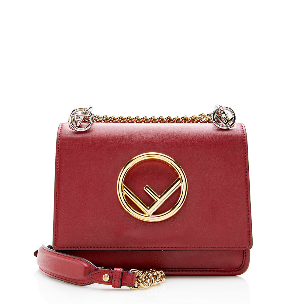 Luxury FendiCalfskin Kan I Shoulder Bag (SHF-13965)