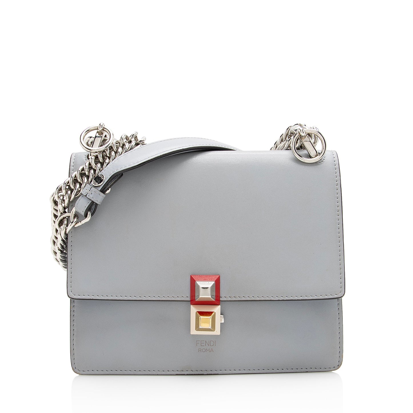 Luxury FendiCalfskin Kan I Small Shoulder Bag (SHF-22970)