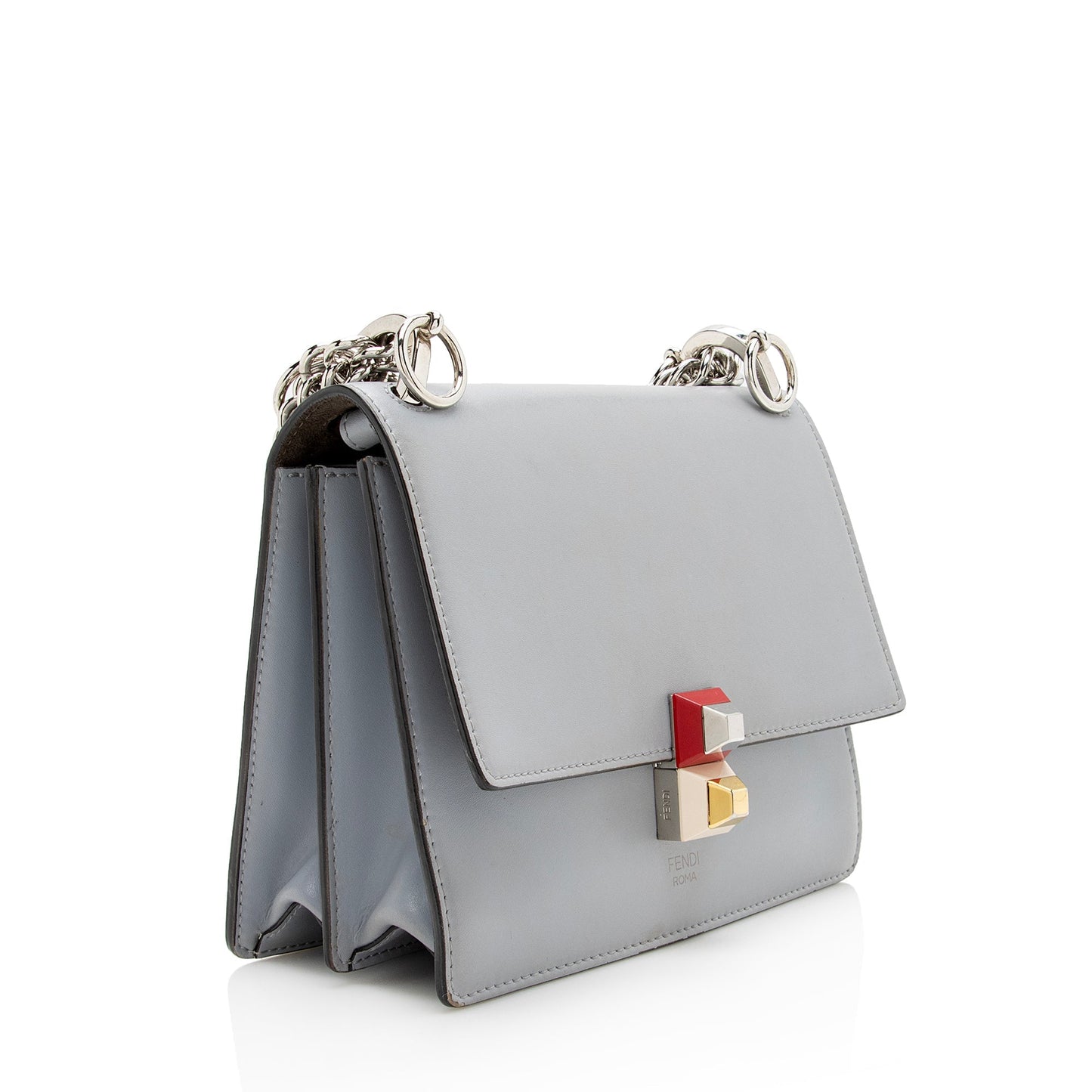 Luxury FendiCalfskin Kan I Small Shoulder Bag (SHF-22970)