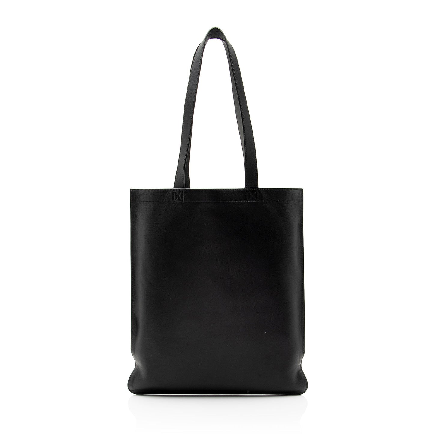 Luxury FendiCalfskin Logo Flat N/S Tote (SHF-Vlwv6d)