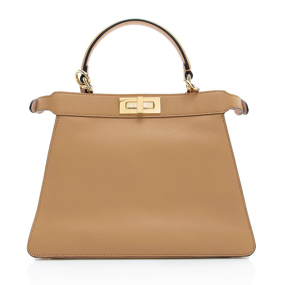 Luxury FendiCalfskin Peekaboo Medium Satchel (SHF-18868)