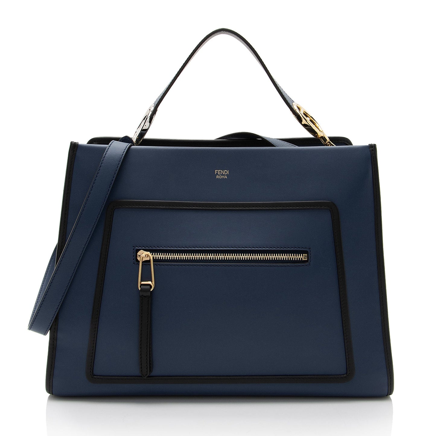 Luxury FendiCalfskin Runaway Medium Tote (SHF-MJuMww)