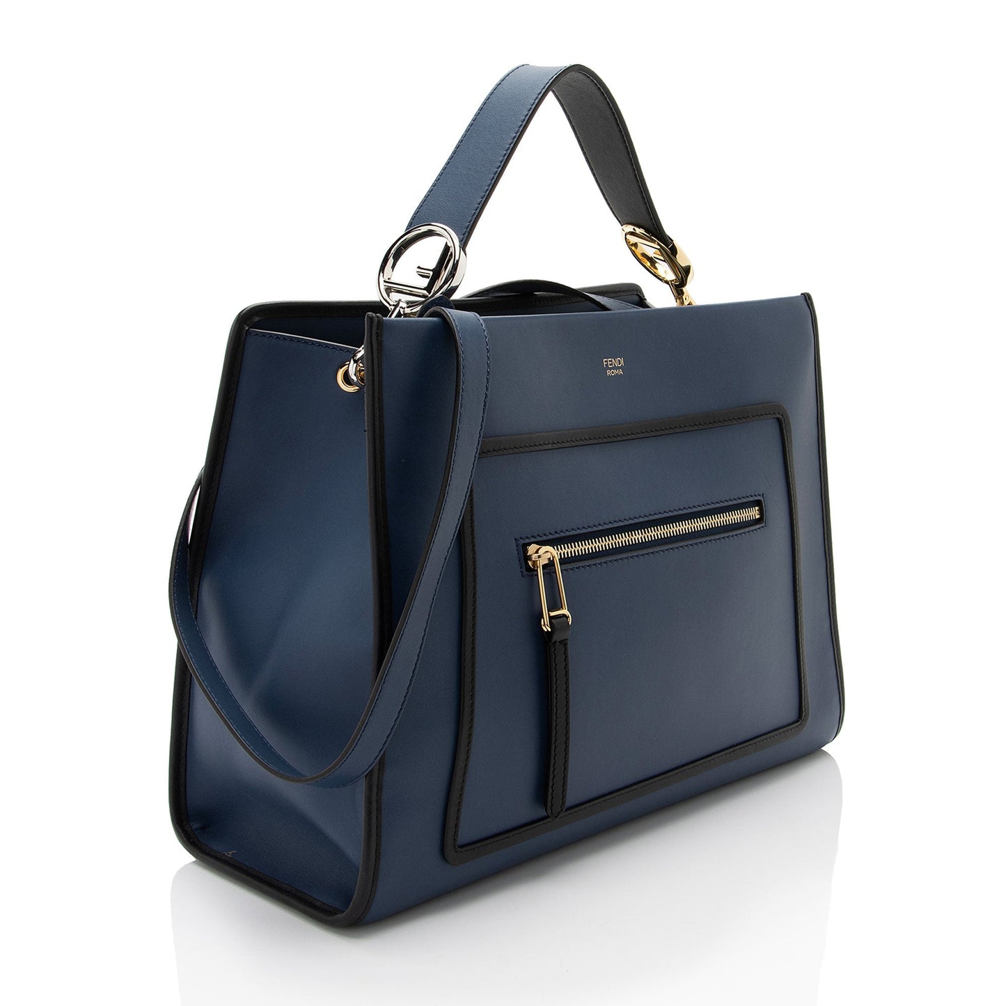 Luxury FendiCalfskin Runaway Medium Tote (SHF-MJuMww)