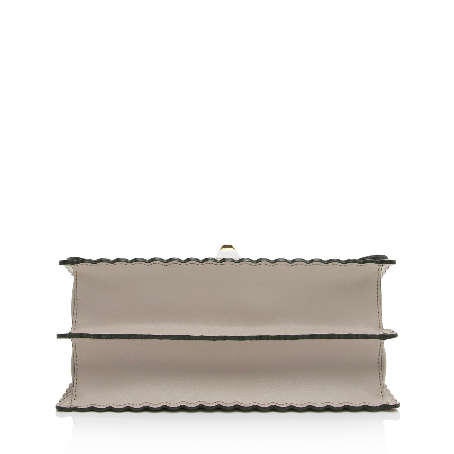 Luxury FendiCalfskin Studded Kan I Medium Shoulder Bag (SHF-23376)