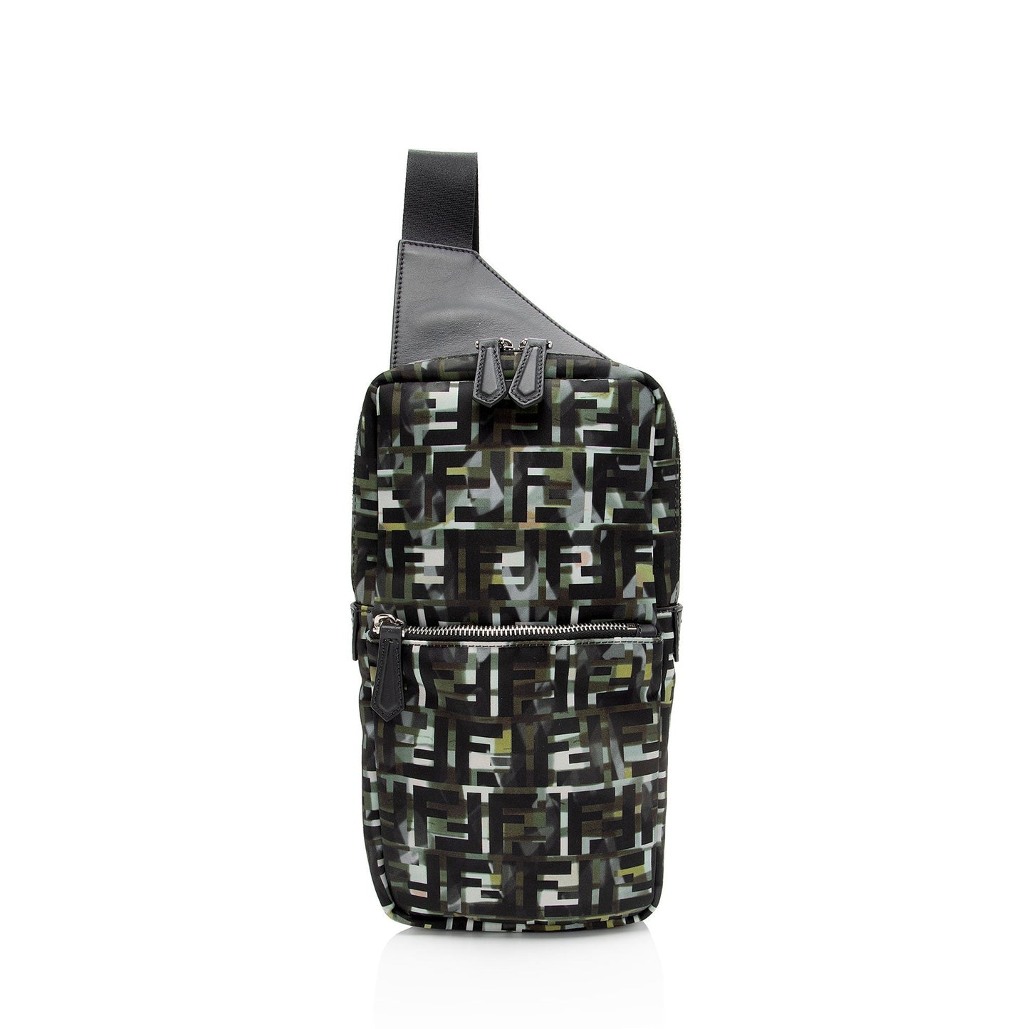 Luxury FendiCamouflage FF Nylon Sling Bag (SHF-0nq7rU)