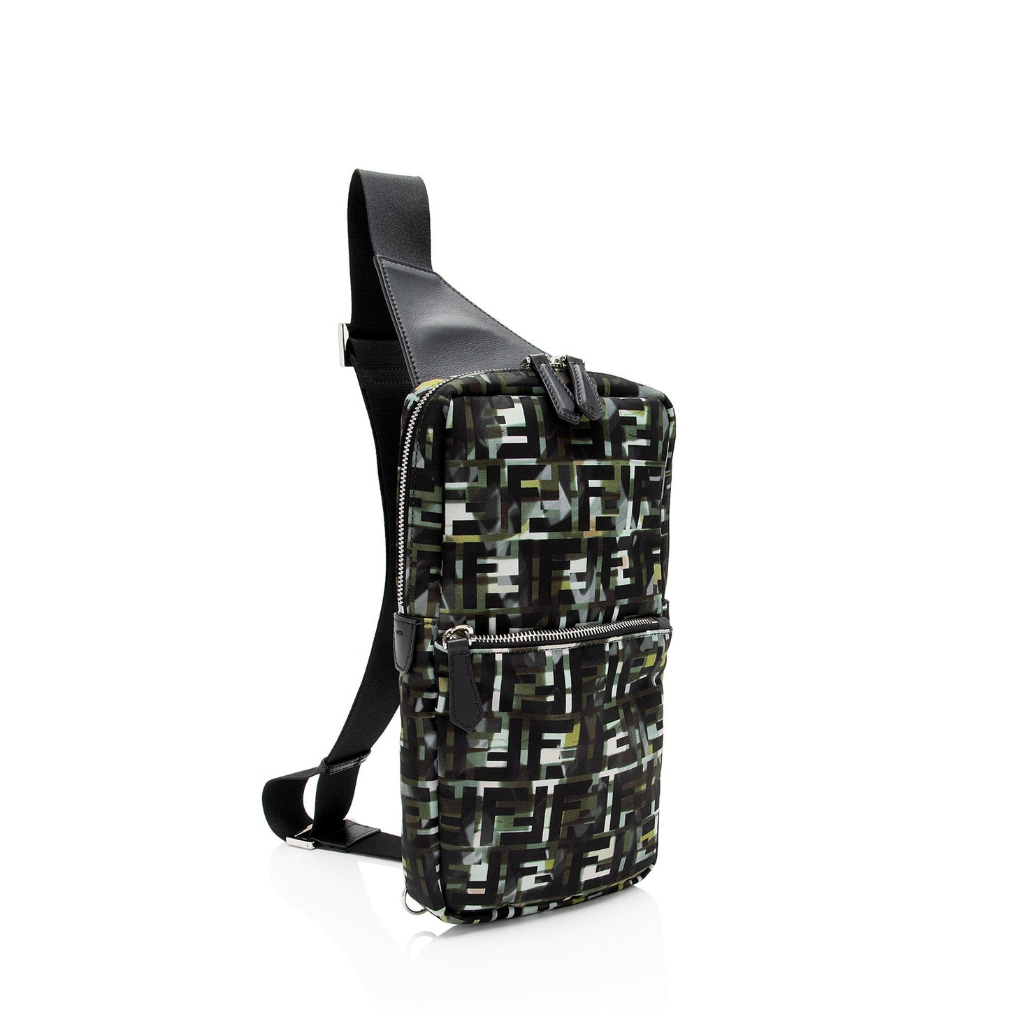 Luxury FendiCamouflage FF Nylon Sling Bag (SHF-0nq7rU)