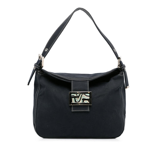 Luxury FendiCanvas FF Marble Double Flap Shoulder Bag (SHG-tZdrHw)