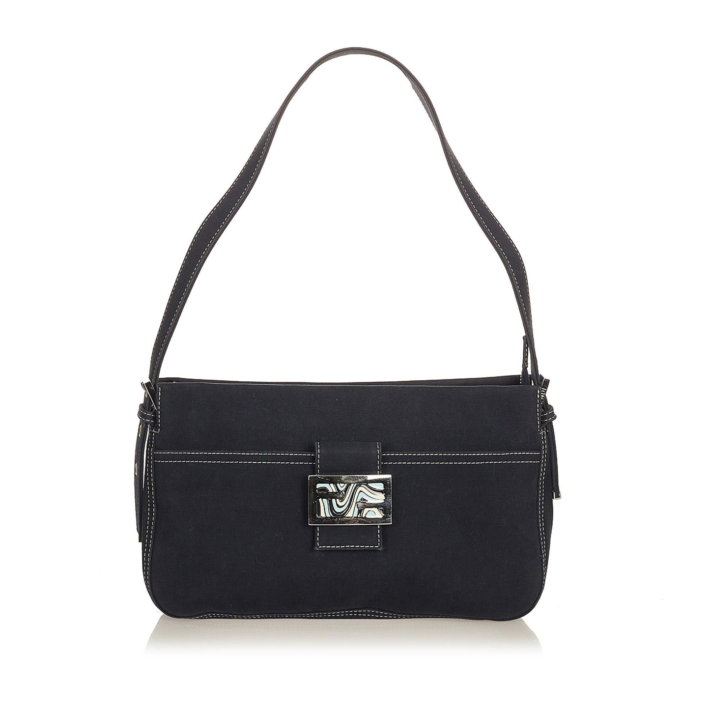 Luxury FendiCanvas Shoulder Bag (SHG-Dfrie7)