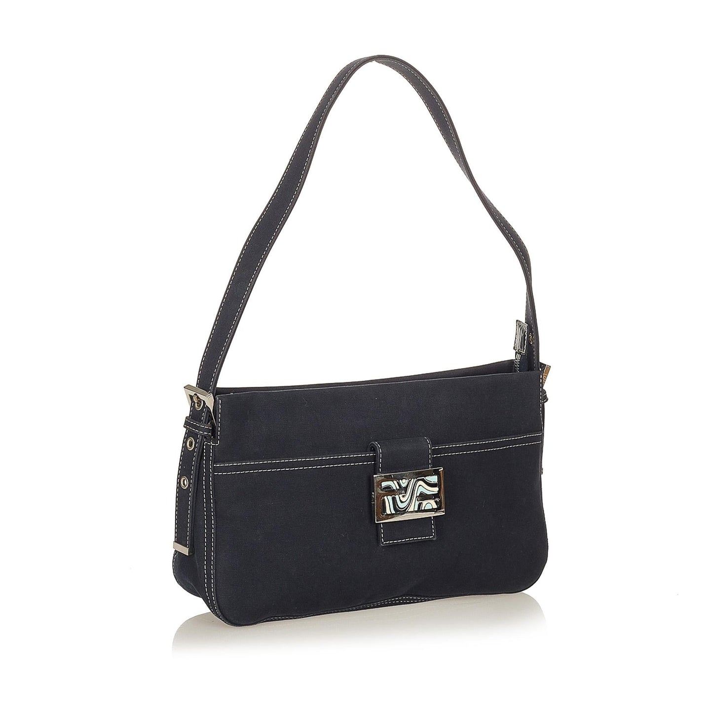 Luxury FendiCanvas Shoulder Bag (SHG-Dfrie7)