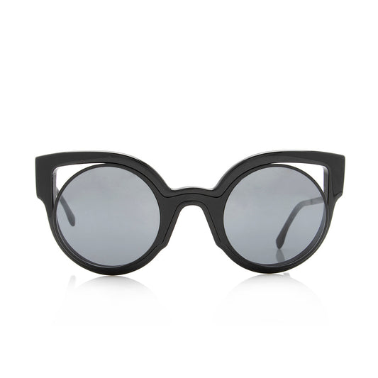 Luxury FendiCutout Cat Eye Sunglasses (SHF-17274)