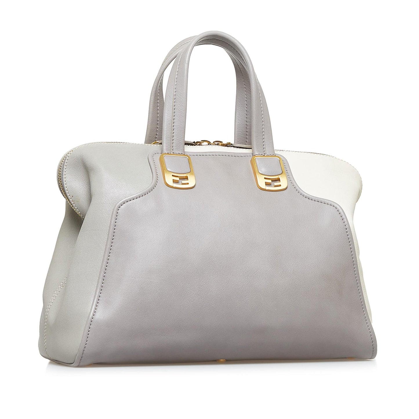 Luxury FendiColorblock Chameleon Satchel (SHG-CMHAjs)