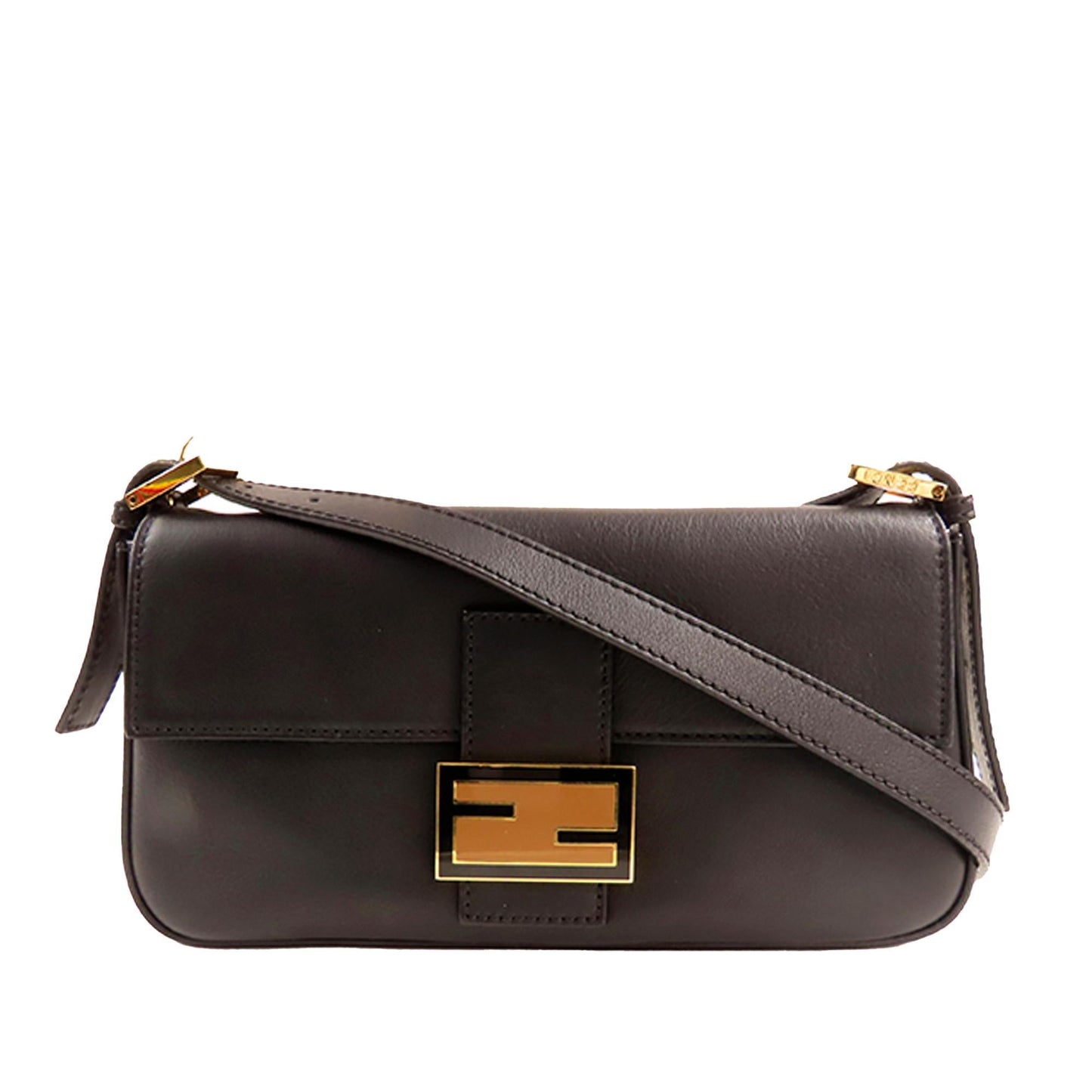 Luxury FendiConvertible Leather Baguette (SHG-pxuZoe)