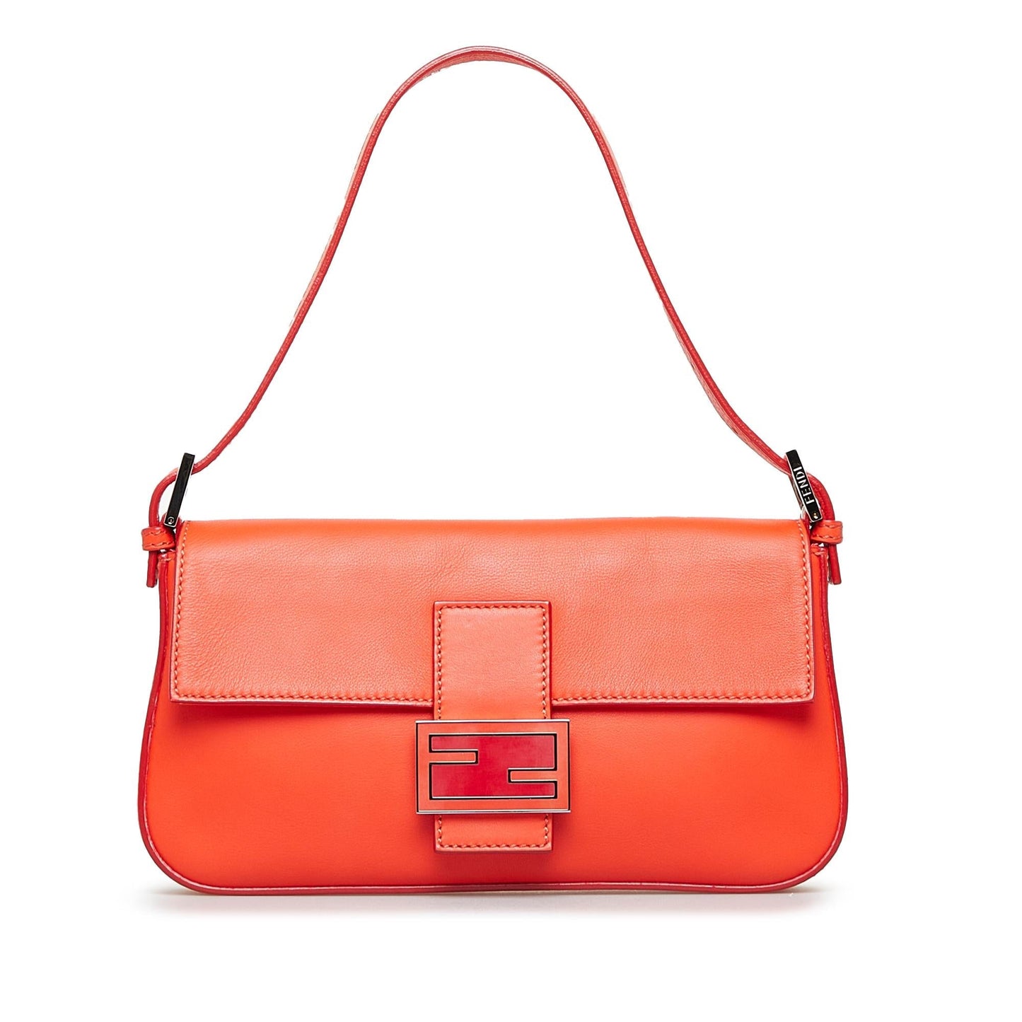 Luxury FendiConvertible Leather Baguette (SHG-PboSvc)