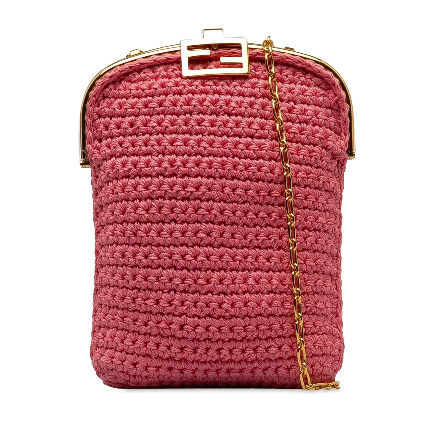 Luxury FendiCrochet Baguette Phone Bag (SHG-8FMN6T)