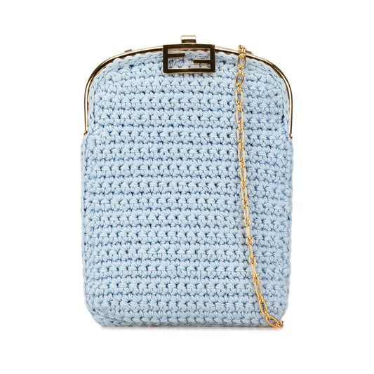 Luxury FendiCrochet Baguette Phone Bag (SHG-8RR45O)