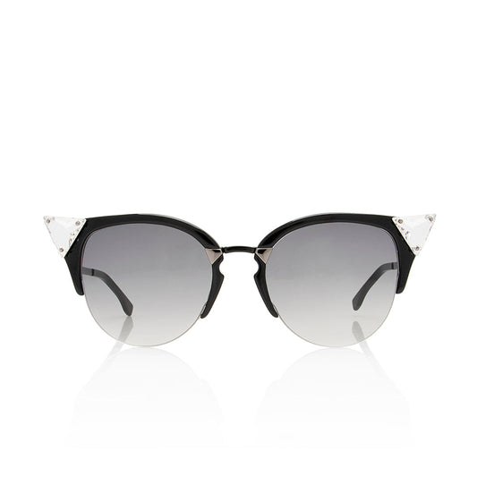 Luxury FendiCrystal Cat Eye Sunglasses (SHF-14387)