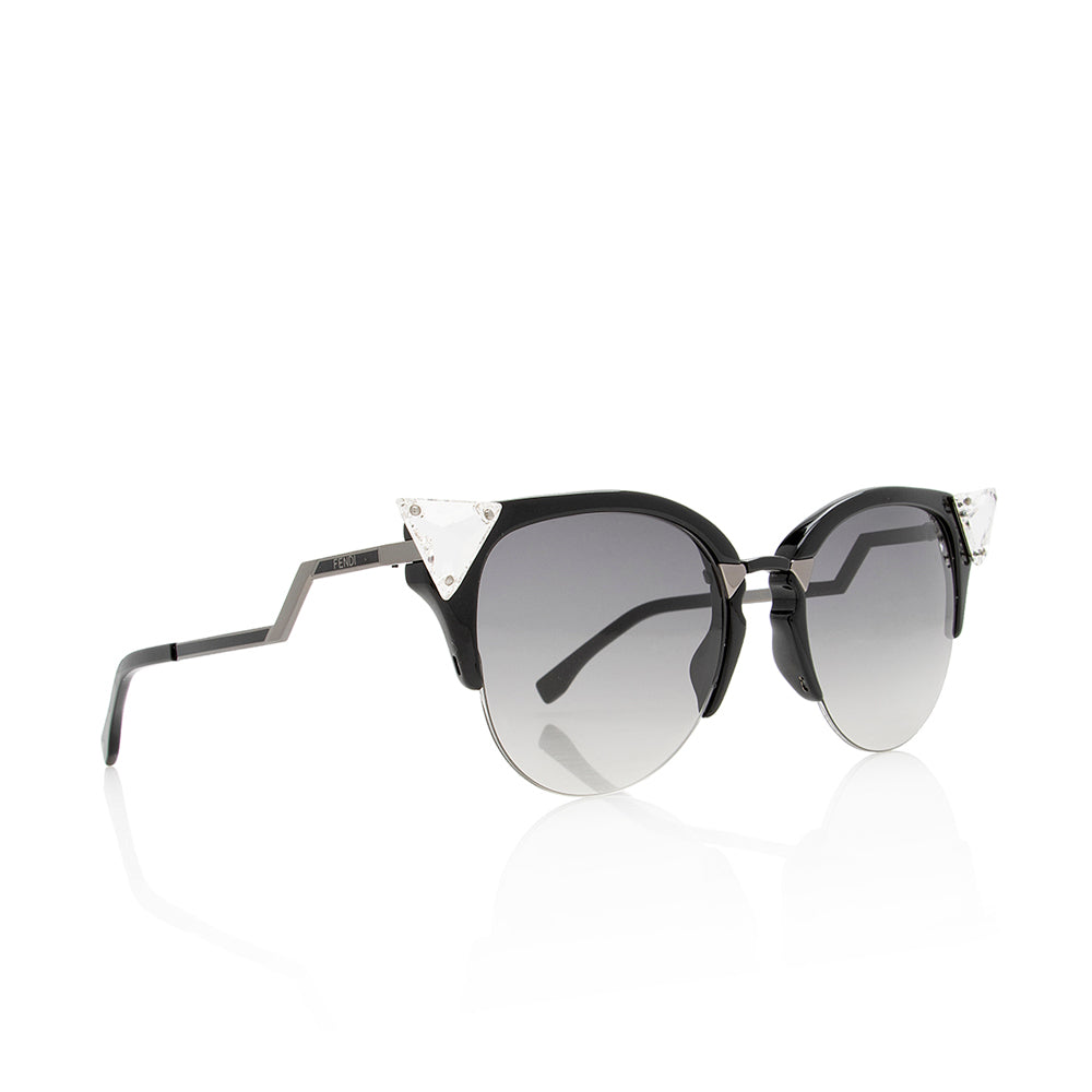 Luxury FendiCrystal Cat Eye Sunglasses (SHF-14387)