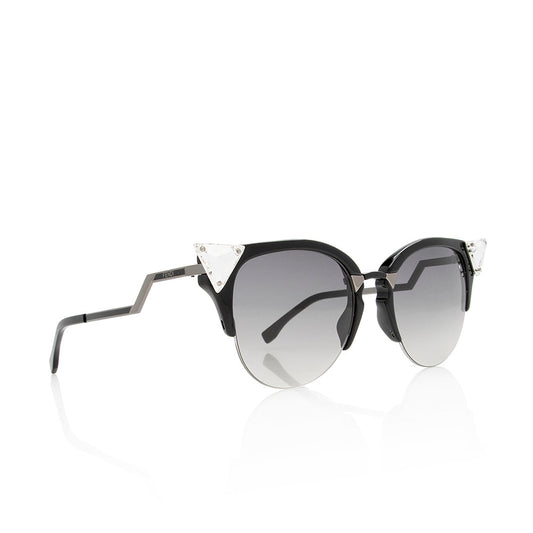 Luxury FendiCrystal Cat Eye Sunglasses (SHF-14387)