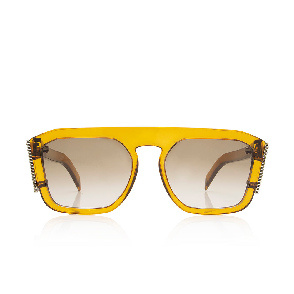 Luxury FendiCrystal Square Sunglasses (SHF-21992)