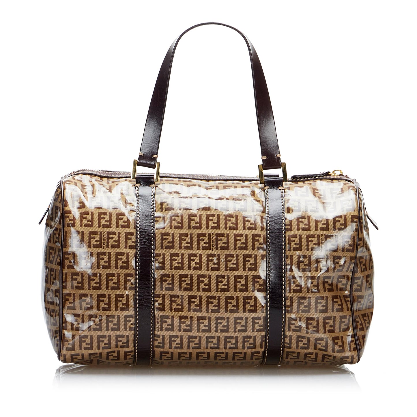 Luxury FendiCrystal Zucchino Boston Bag (SHG-MmeMkw)