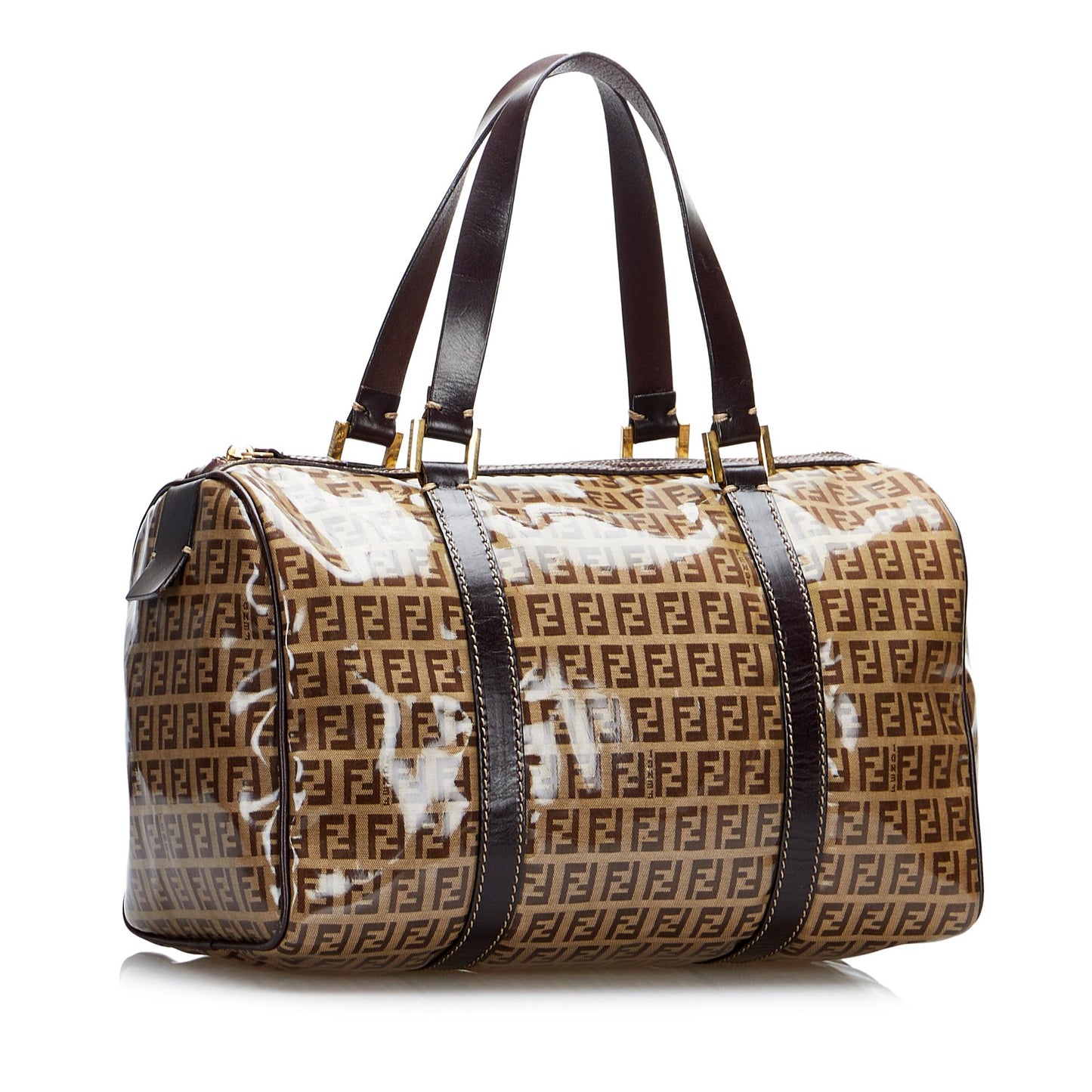 Luxury FendiCrystal Zucchino Boston Bag (SHG-MmeMkw)
