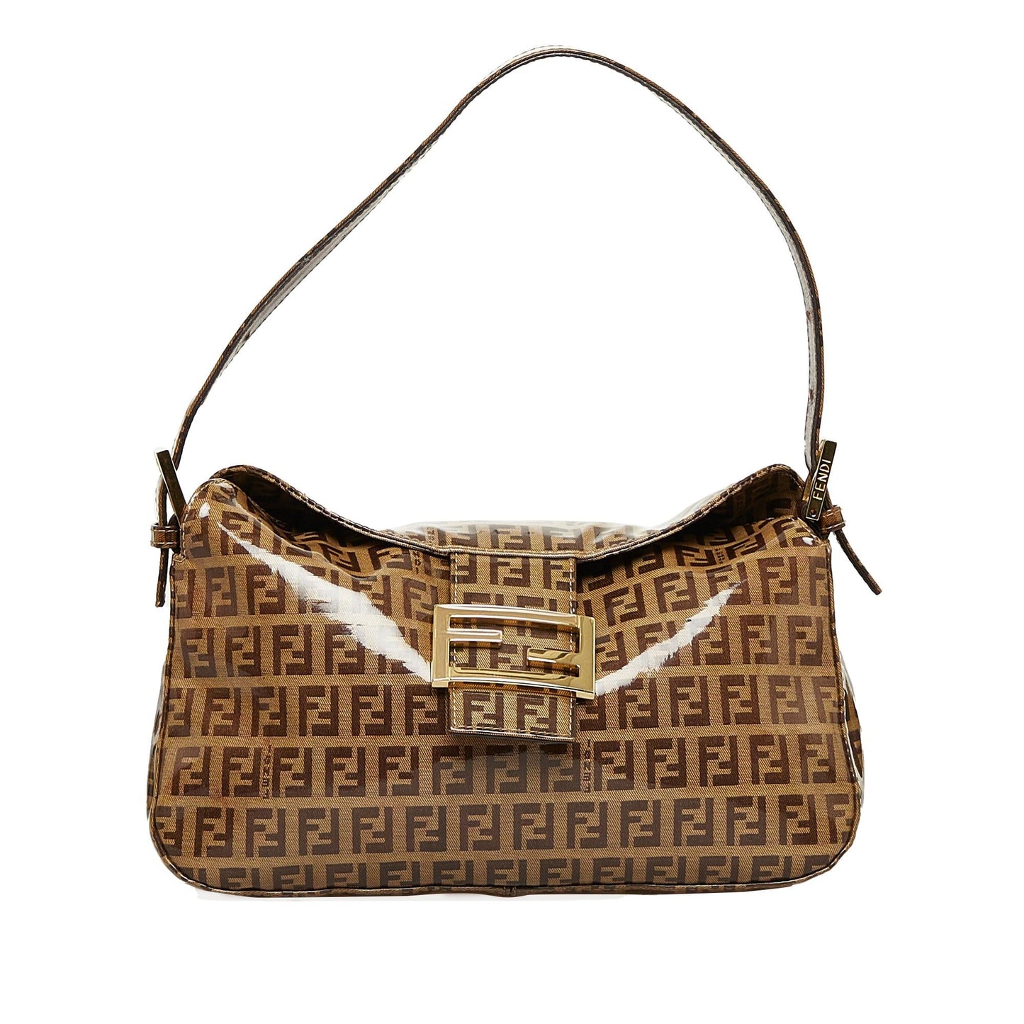 Luxury FendiCrystal Zucchino Double Flap (SHG-pWpQHK)