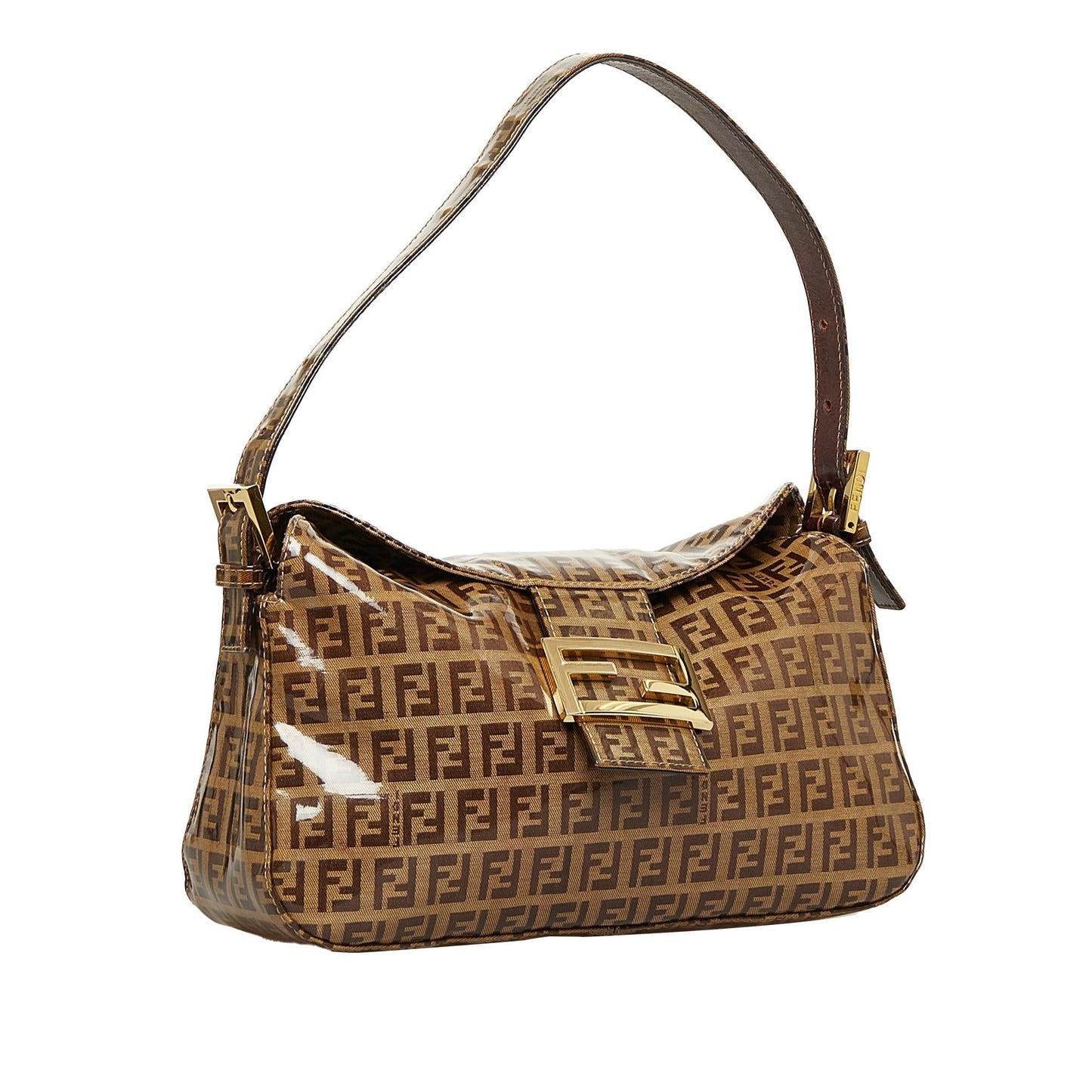 Luxury FendiCrystal Zucchino Double Flap (SHG-pWpQHK)