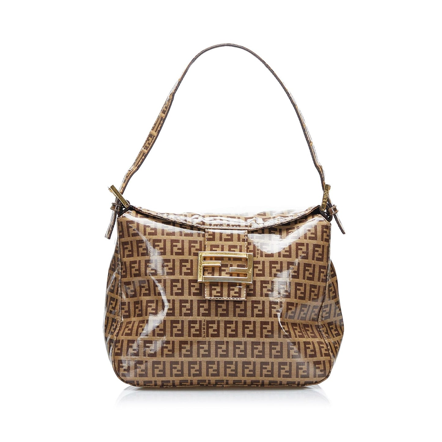 Luxury FendiCrystal Zucchino  Flap Baguette (SHG-MKFmEx)
