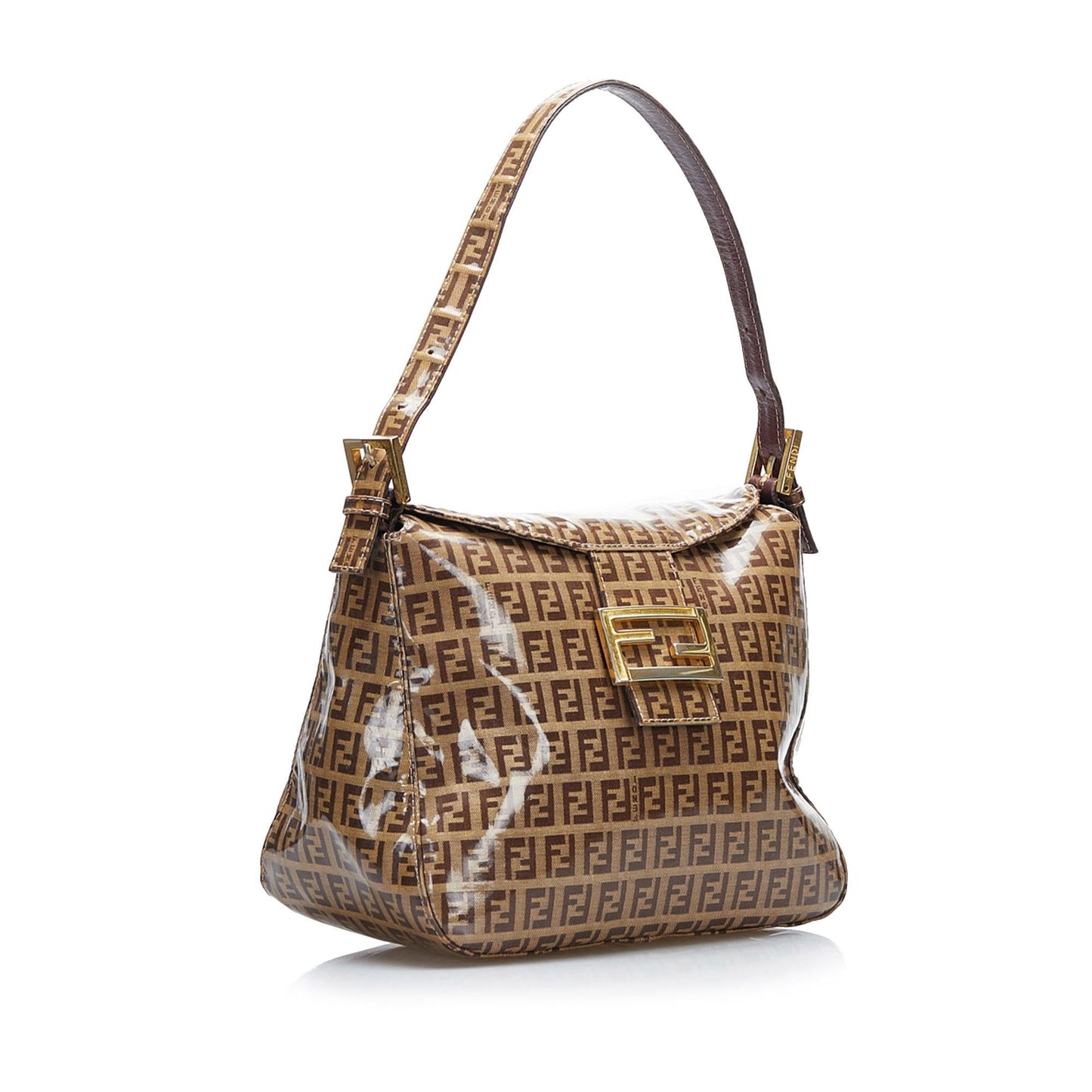 Luxury FendiCrystal Zucchino  Flap Baguette (SHG-MKFmEx)
