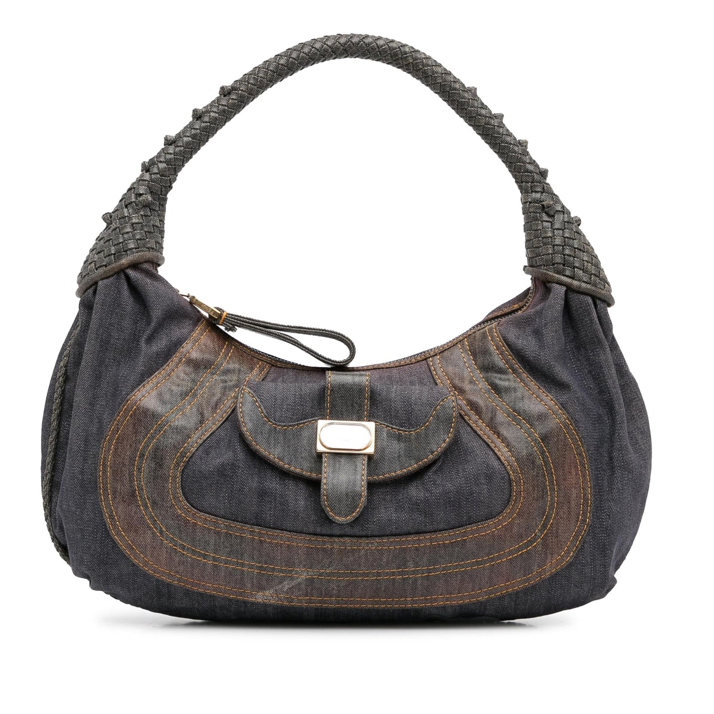 Luxury FendiDenim Spy Hobo (SHG-Txb2Ws)
