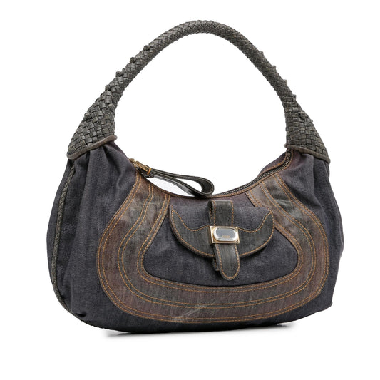 Luxury FendiDenim Spy Hobo (SHG-Txb2Ws)