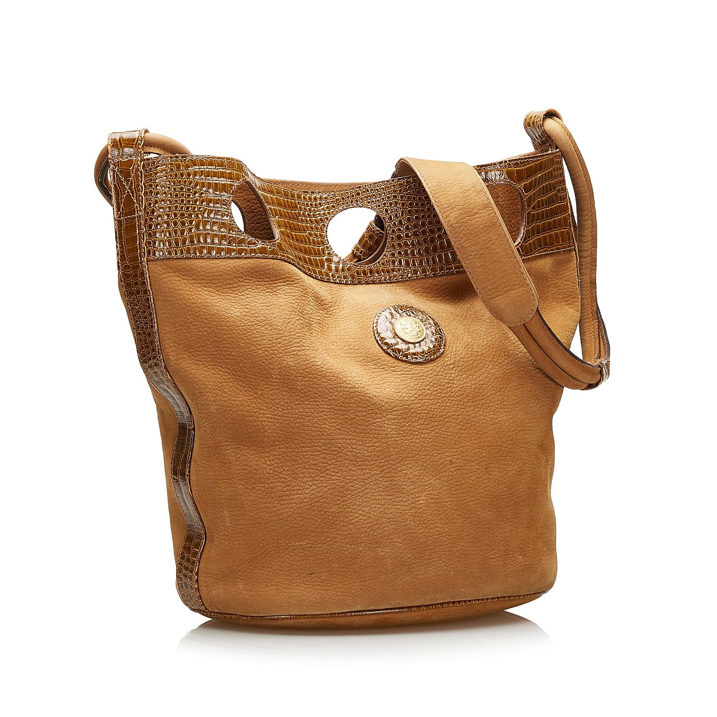 Luxury FendiEmbossed Bucket Bag (SHG-35932)