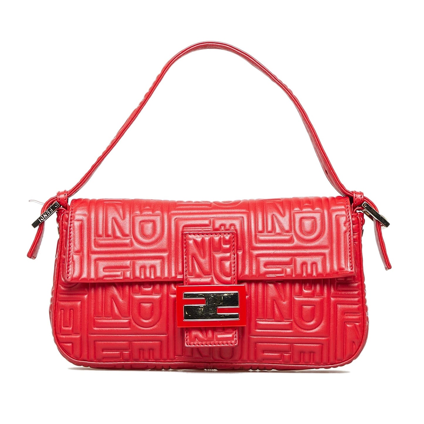 Luxury FendiEmbossed Leather Mamma Baguette (SHG-MZAgAO)