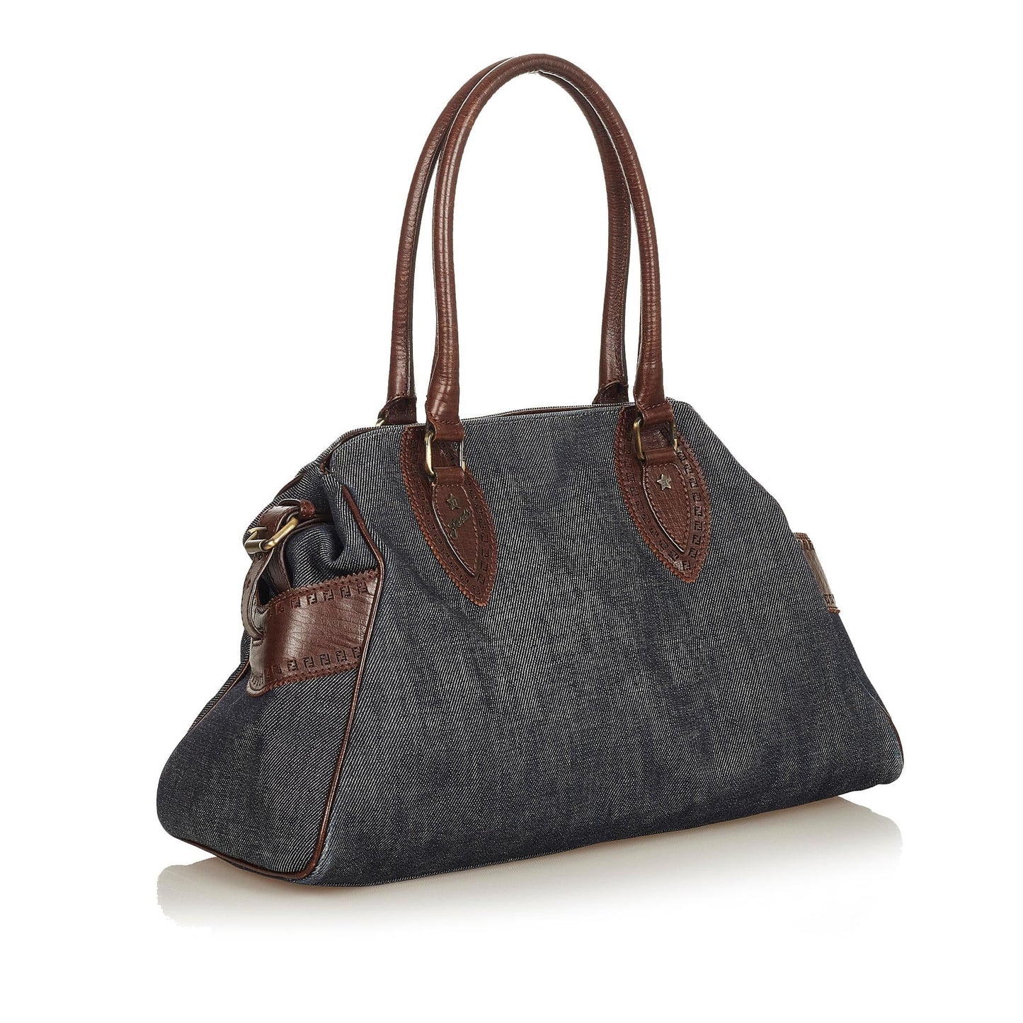 Luxury FendiEtniko Denim Shoulder Bag (SHG-26424)