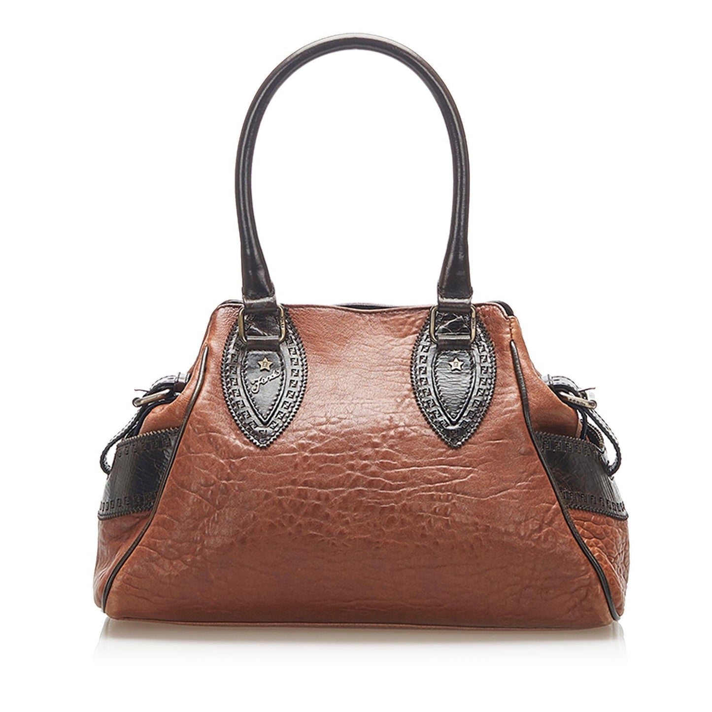 Luxury FendiEtniko Leather Handbag (SHG-22353)