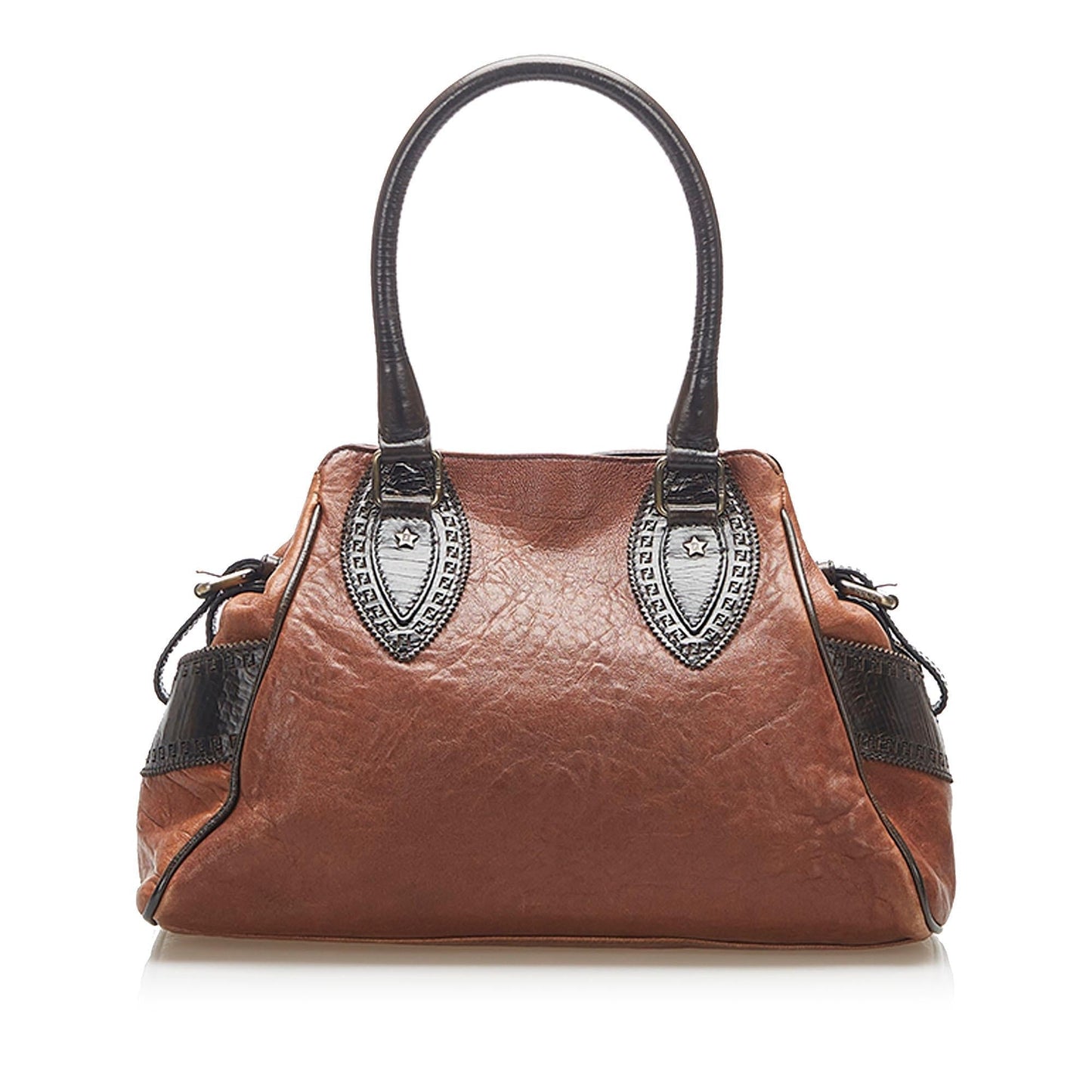 Luxury FendiEtniko Leather Handbag (SHG-22353)