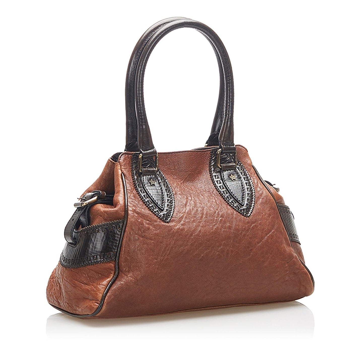 Luxury FendiEtniko Leather Handbag (SHG-22353)