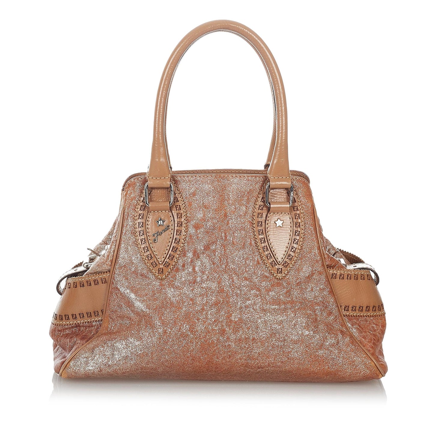 Luxury FendiEtniko Leather Handbag (SHG-26889)