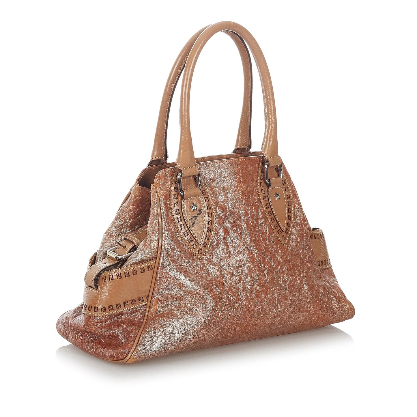 Luxury FendiEtniko Leather Handbag (SHG-26889)