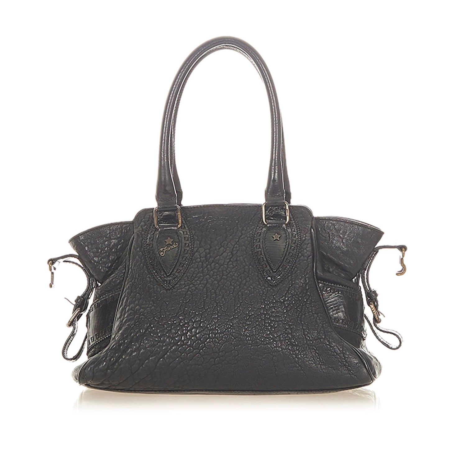 Luxury FendiEtniko Leather Handbag (SHG-31662)