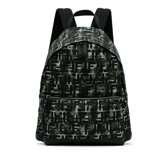 Luxury FendiFF Camouflage Nylon Backpack (SHG-wPv4FF)