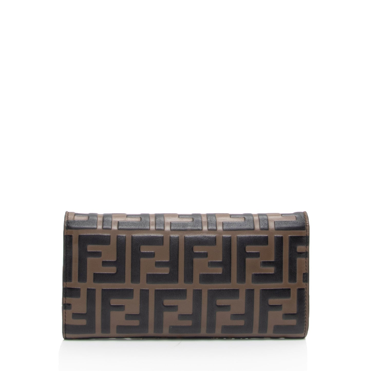Luxury FendiFF Embossed 1974 Continental Envelope Wallet on Chain (SHF-Vm6c4g)