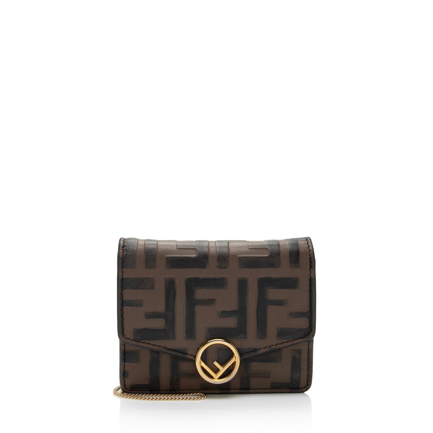 Luxury FendiFF Embossed 1974 Mini Crossbody Bag (SHF-NZatLn)