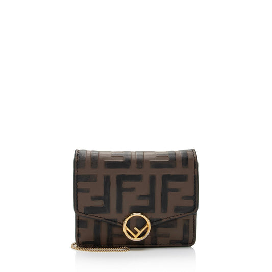 Luxury FendiFF Embossed 1974 Mini Crossbody Bag (SHF-NZatLn)