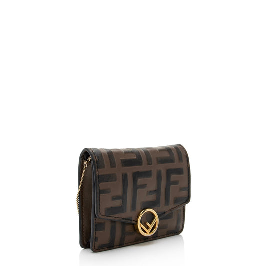Luxury FendiFF Embossed 1974 Mini Crossbody Bag (SHF-NZatLn)