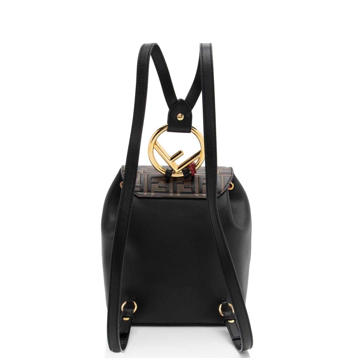 Luxury FendiFF Embossed Calfskin Cruise Bico Backpack (SHF-T6sFtG)