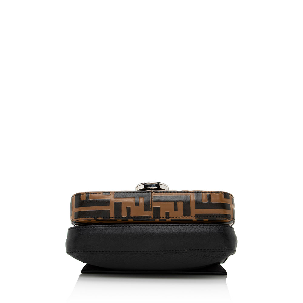 Luxury FendiFF Embossed Calfskin Double Micro Baguette Bag (SHF-22023)